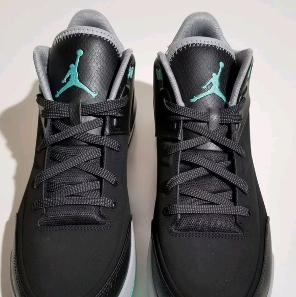 Nike Jordan Flight Origin 3 Black Hyper Turquoise - Picture 5 of 5